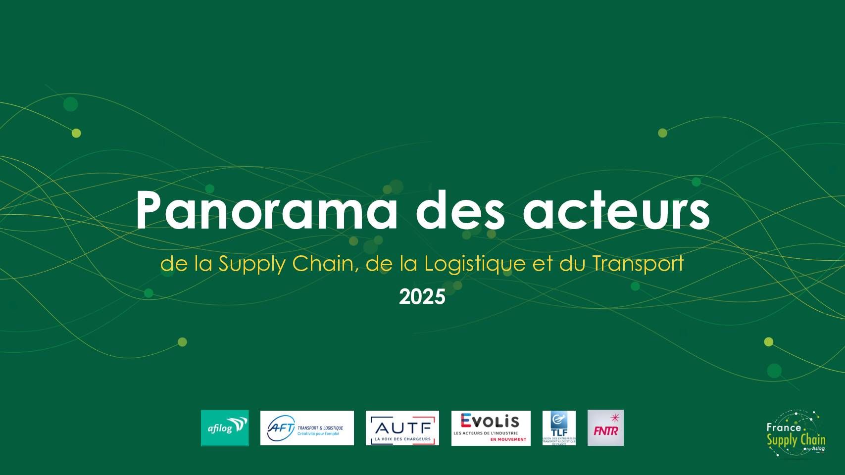 Panorama des acteurs de la Supply Chain et de la logistique