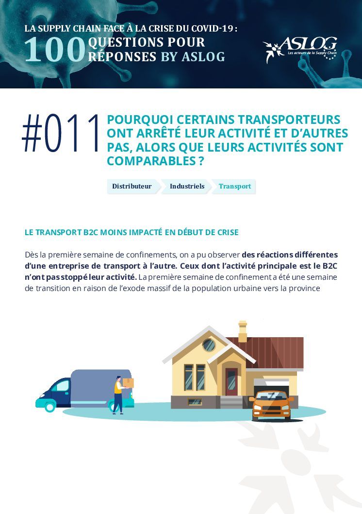 #011 POURQUOI CERTAINS TRANSPORTEURS ONT ARRÊTÉ LEUR ACTIVITÉ ET D’AUTRES PAS, ALORS QUE LEURS ACTIVITÉS SONT COMPARABLES ?