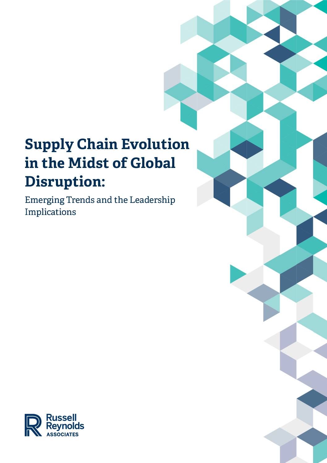Supply Chain Evolution in the Midst of Global Disruption : Emerging Trends and the Leadership Implications
