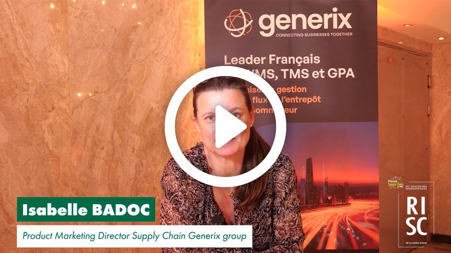 Isabelle Badoc, Generix présente les nouvelles technologies à venir en supply chain en 2025