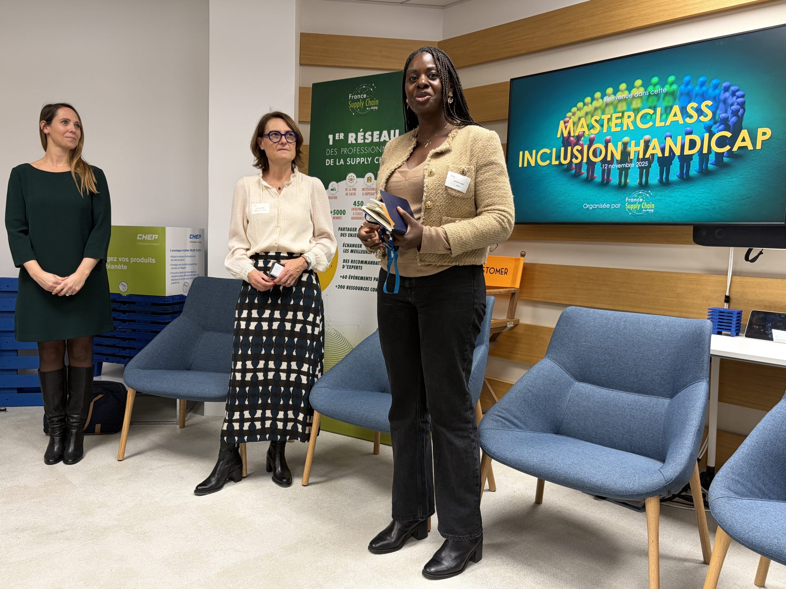 Madeleine DEBBY et Françoise Lieuré lors de la masterclass inclusion