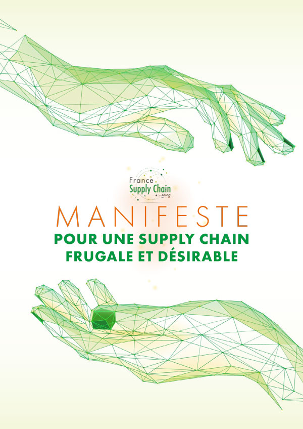 Couverture du manifeste de France Supply Chain pour une Supply Chain frugale et désirable