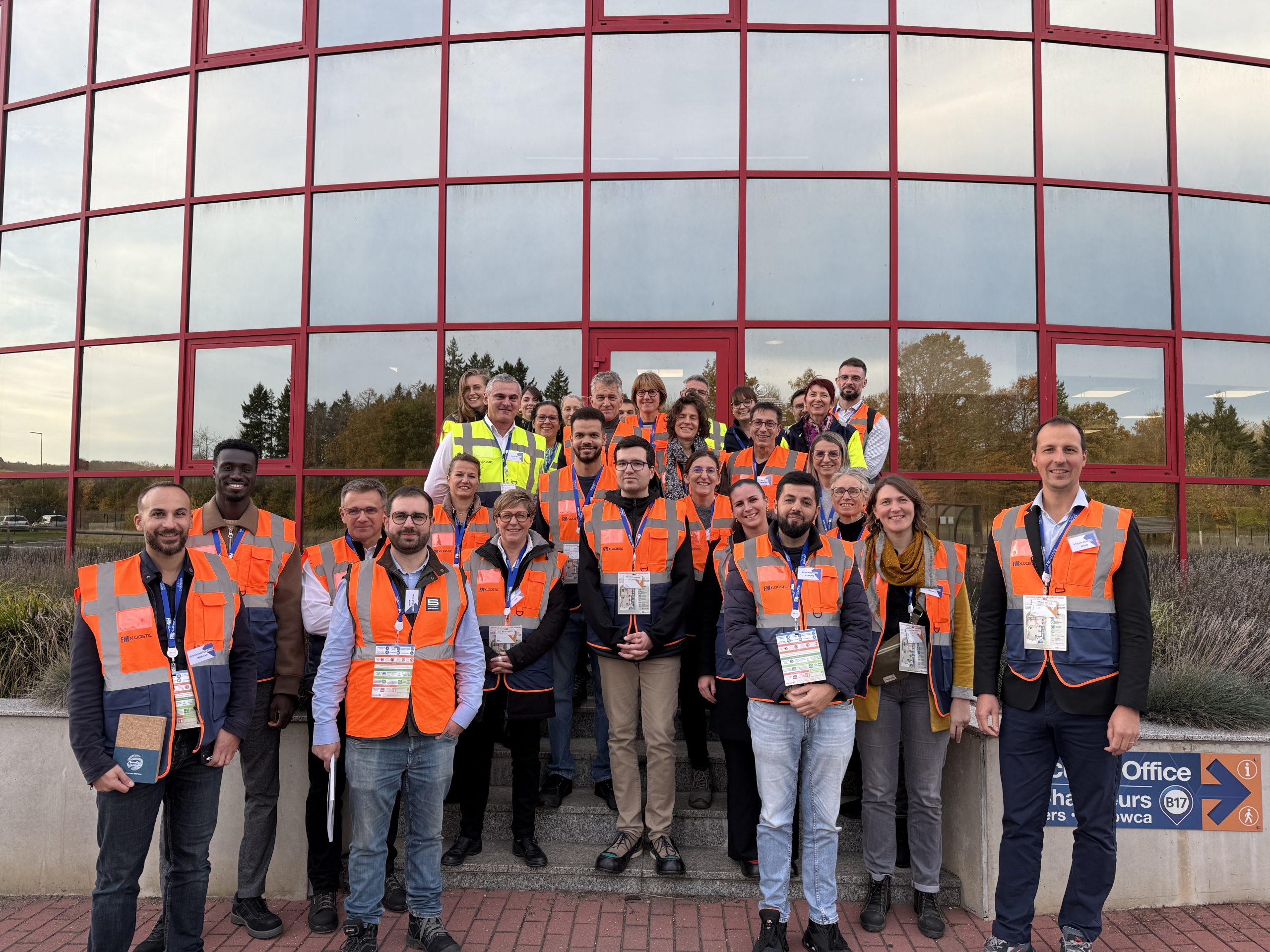 visite de nos membres chez FM Logistic